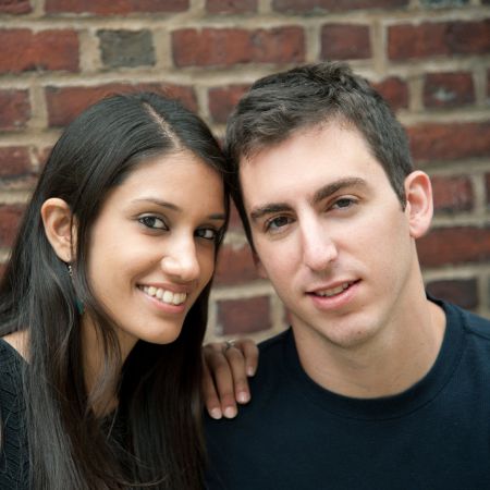 Paul and his wife, Neha looking happy together